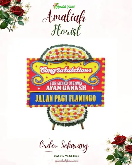 Sewa Papan Bunga Tenda